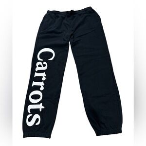 Carrots by Anwar Carrots Wordmark Jogger Sweatpants black cotton blend fleece 3X